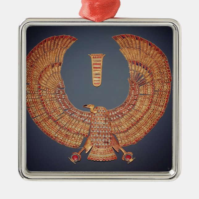 Ornamento De Metal Colar sob a forma da deusa do abutre (Frente)