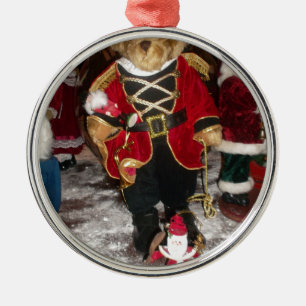 Ornamento De Metal Coleção de Natal do Teddy Bear