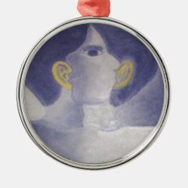 Ornamento De Metal Coleção Sussurros
