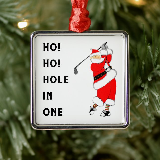 Ornamento De Metal Coletivo Golf Hole-in-one (Árvore)