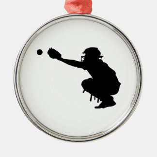 Ornamento De Metal Coletor do basebol