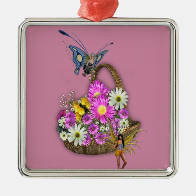 Ornamento De Metal coletores de primavera (Frente)