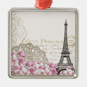 Ornamento De Metal colheita de Paris