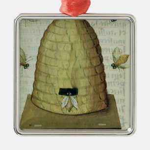 Ornamento De Metal Colmeia e abelhas