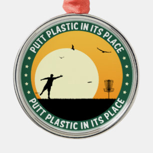 Ornamento De Metal Colocar Plástico No Seu Lugar