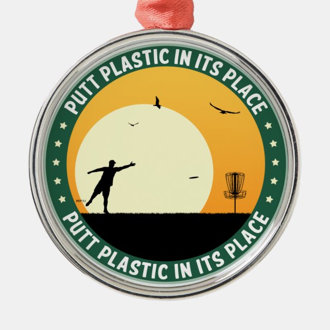 Ornamento De Metal Colocar Plástico No Seu Lugar (Frente)