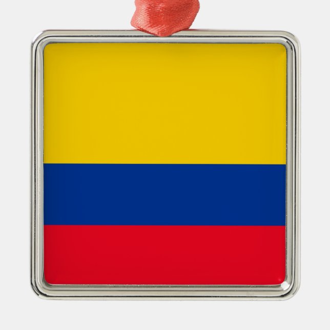 Ornamento De Metal Colombia (Frente)