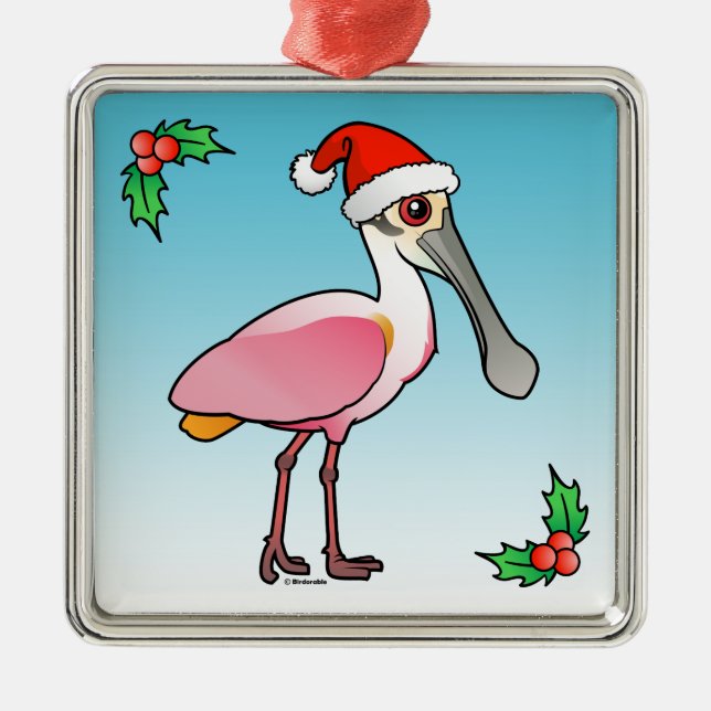 Ornamento De Metal Colônia de papais noeis (Frente)