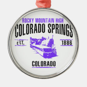 Ornamento De Metal Colorado Springs