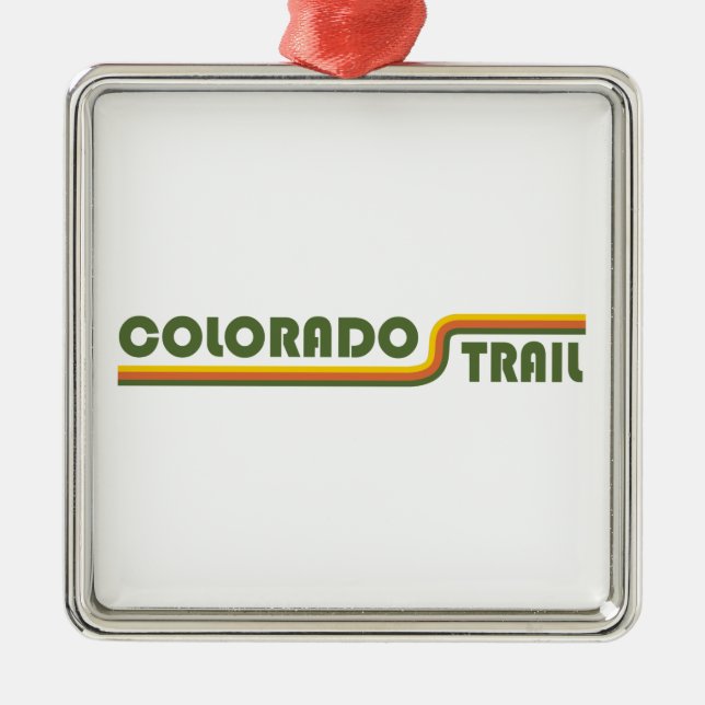 Ornamento De Metal Colorado Trail (Frente)