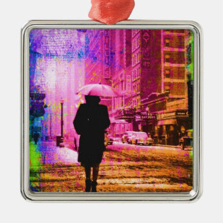 Ornamento De Metal Colorful Vintage Kansas City