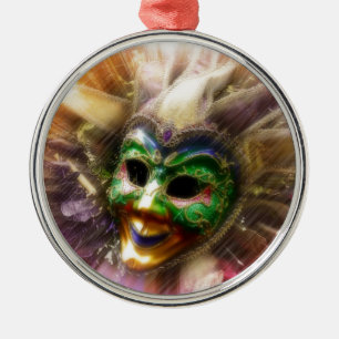Ornamento De Metal Colorir Jester