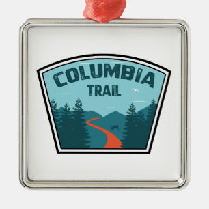 Ornamento De Metal Columbia Trail New Jersey