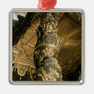 Ornamento De Metal Coluna do açúcar de cevada do Baldacchino