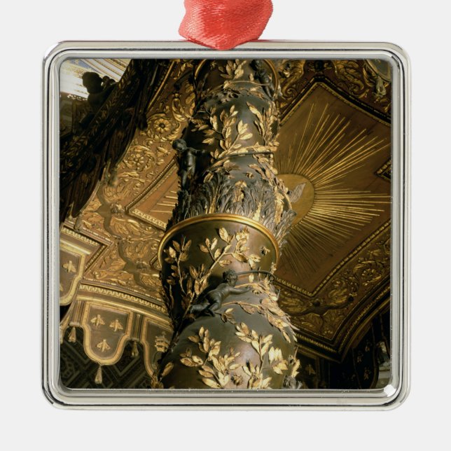 Ornamento De Metal Coluna do açúcar de cevada do Baldacchino (Frente)