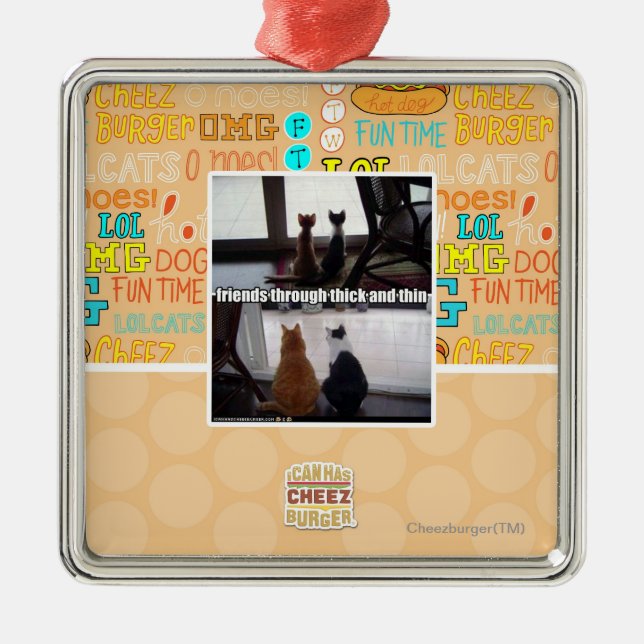 Ornamento De Metal Com grosso e fino (Frente)