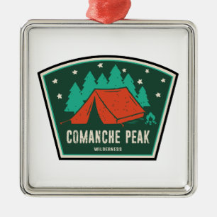 Ornamento De Metal Comanche Peak Wilderness Colorado Acampamento