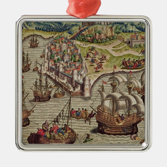 Ornamento De Metal Combate naval (Frente)