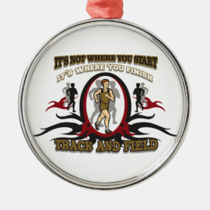 Ornamento De Metal Começo do atletismo
