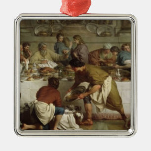 Ornamento De Metal Comensal na casa de Simon, 1737