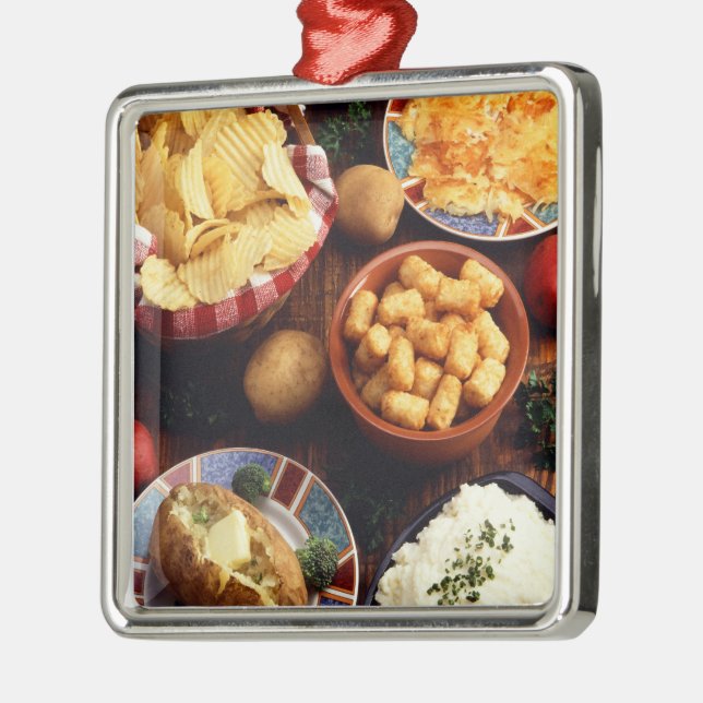 Ornamento De Metal Comidas de batata (Esquerda)