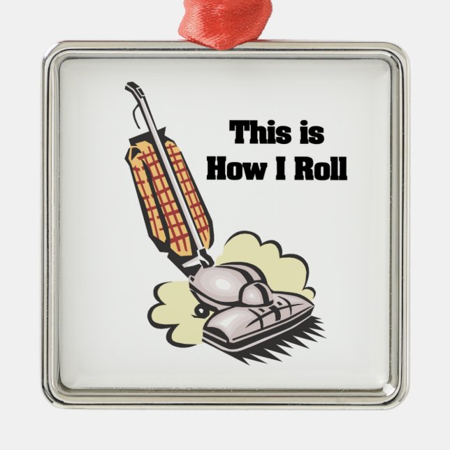 Ornamento De Metal Como Rolar (Limpeza de Vácuo) (Frente)