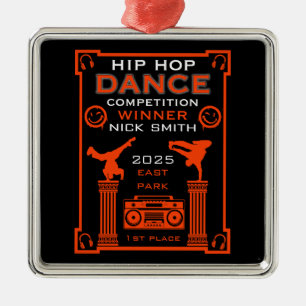 Ornamento De Metal Competição de dança Hip Hop
