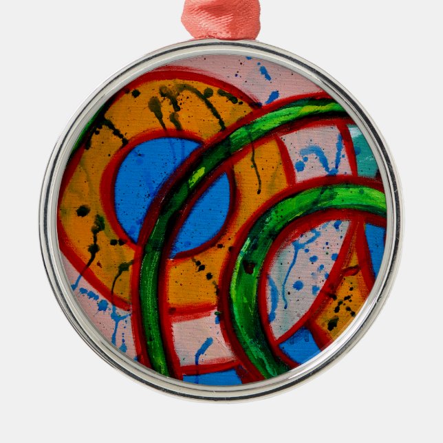 Ornamento De Metal Composição 20A de Michael Moffa (Frente)