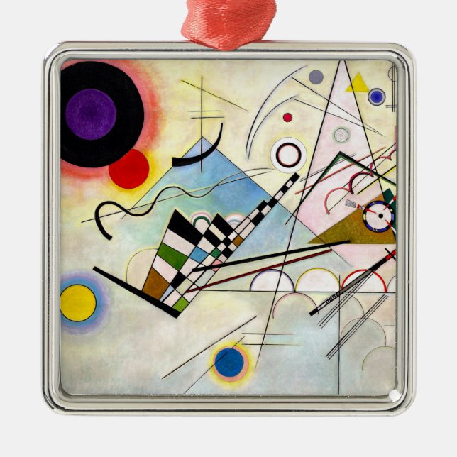 Ornamento De Metal Composição Kandinsky 8 (Frente)