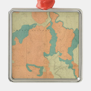 Ornamento De Metal Composto de Uinkaret Plateau Norte e Sul