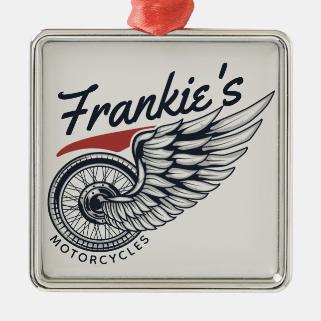 Ornamento De Metal Compro Personalizado de Pneus-Pneus-Biker (Frente)