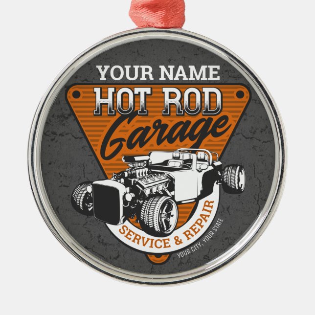 Ornamento De Metal Compro Personalizado de Reparo do Roadster de Gara (Frente)