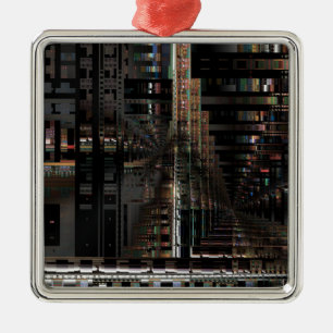 Ornamento De Metal Computador eletrônico Conselho Circuito BlackTechn