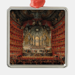 Ornamento De Metal Concerto dado por Cardinal de La Rochefoucauld