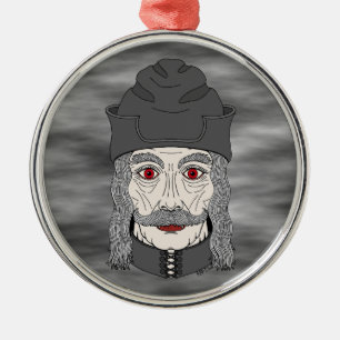 Ornamento De Metal Conde Drácula 2026