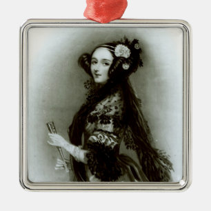 Ornamento De Metal Condessa do Ada Byron de Augusta de Lovelace