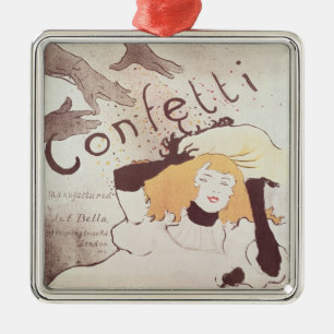 Ornamento De Metal Confetes de Henri de Toulouse-Lautrec , 1893