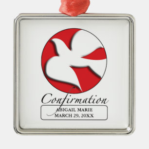 Ornamento De Metal Confirmação, Porta, Itens de presentes personali