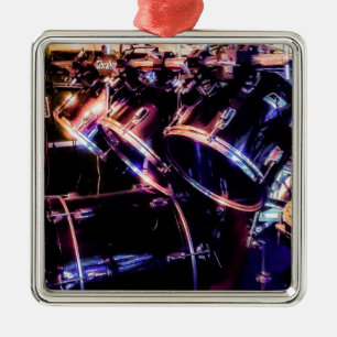 Ornamento De Metal Conjunto de tambores