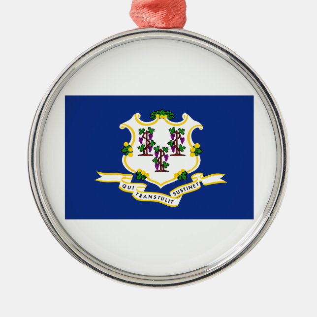 Ornamento De Metal Connecticut (Frente)