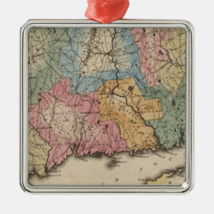 Ornamento De Metal Connecticut 13