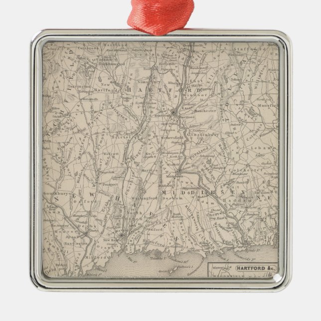 Ornamento De Metal Connecticut 3 (Frente)