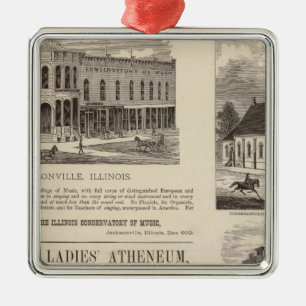 Ornamento De Metal Conservatório de Música, escola, igreja