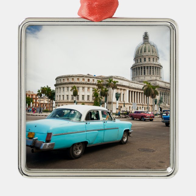 Ornamento De Metal Construção do Capitólio em Havana (Frente)