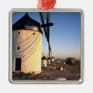 Ornamento De Metal Consuegra, La Mancha, Espanha, moinhos de vento
