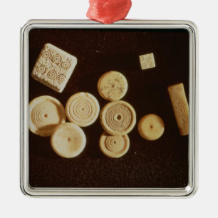 Ornamento De Metal Contadores e dados, Gallo-Romanos