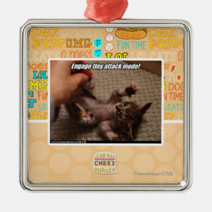 Ornamento De Metal Contrate o modo minúsculo do ataque!