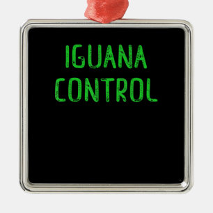 Ornamento De Metal Controle Iguana - Presente do Pet Iguana do Pover