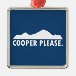 Ornamento De Metal Cooper Colorado por favor