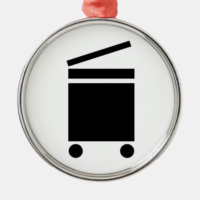 Ornamento De Metal Copiadora (Frente)